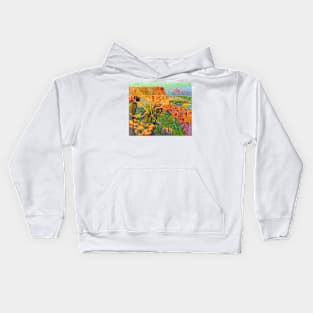 Jan toorop novemberzon 1888 Kids Hoodie